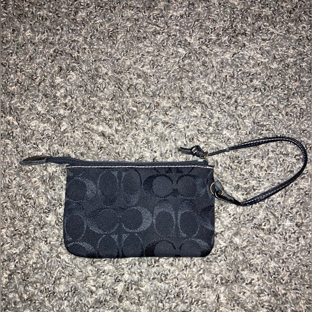 Black coach wallet